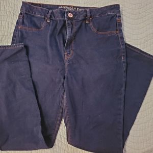 American Eagle Blue Jeggings